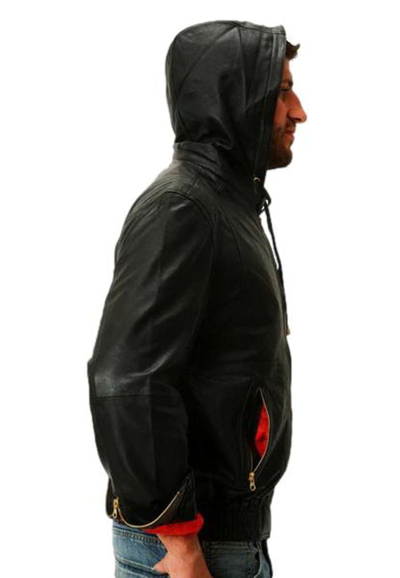 Premium Quality Men Black Leather Jacket - Shop Today at ChersDelights ...