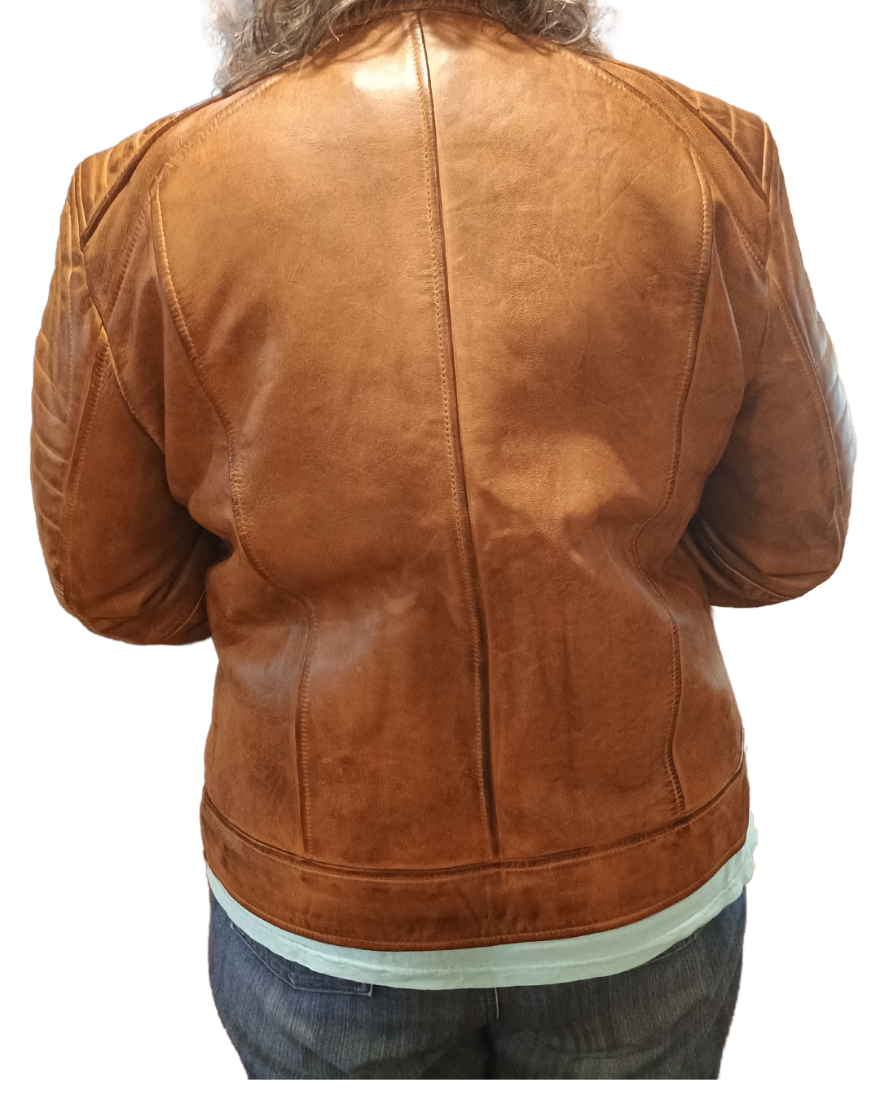 Timeless Elegance: Step Up Your Fashion with our Tan Cafe Racer ...