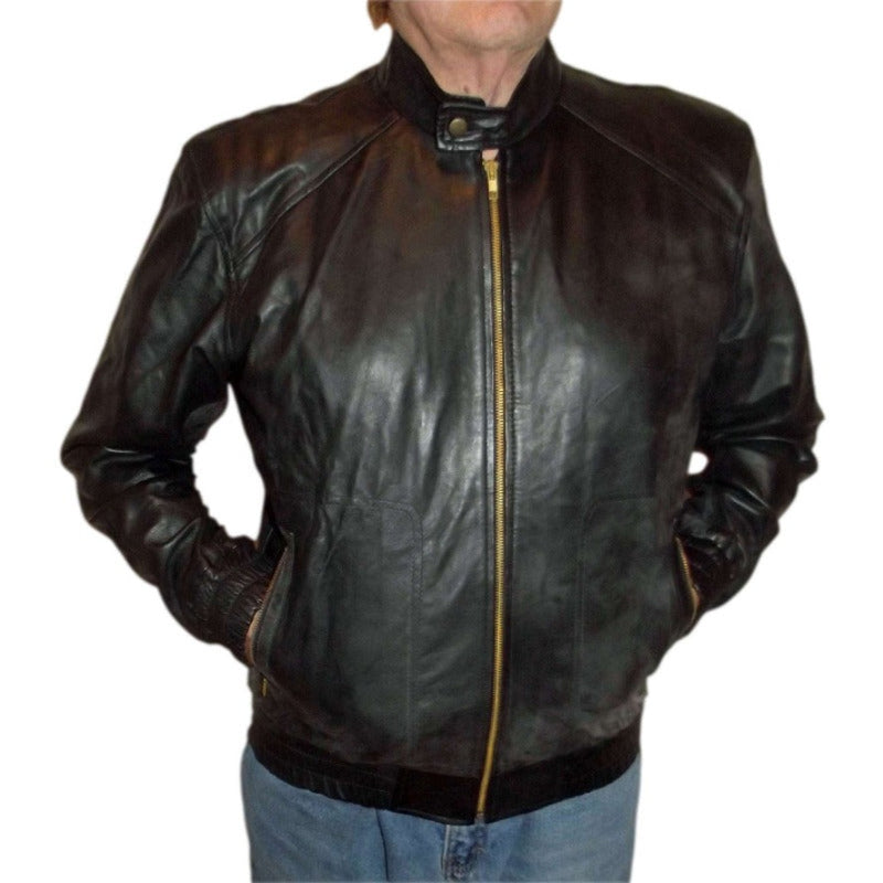 Unleash Your Style: Mens Leather Jacket with Hood | Timeless Elegance ...