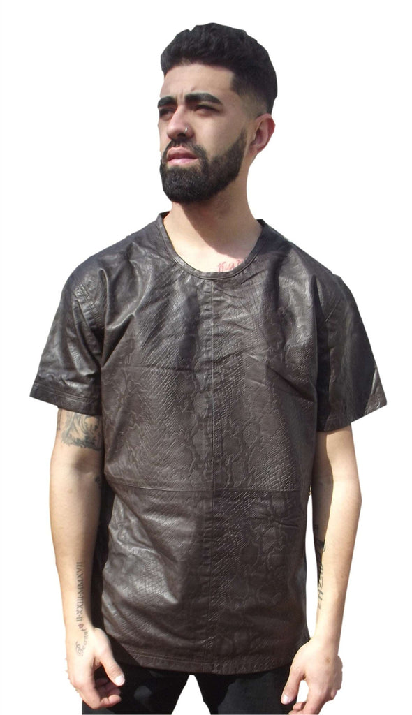 snakeskin t shirt mens